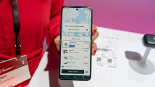 Moto AI features demonstrated on a phone