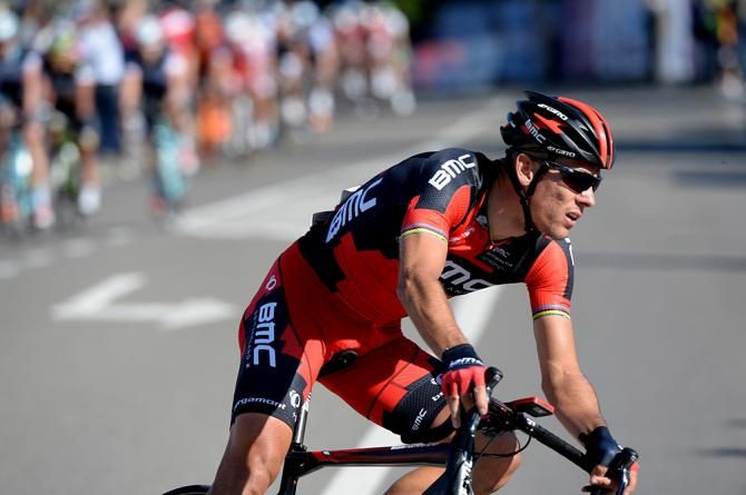 Philippe Gilbert (BMC) prepares for a winning sprint at De Brabantse Pijl