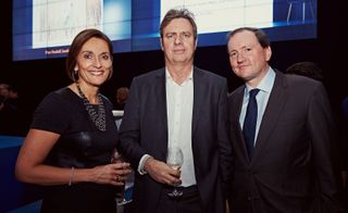 Time Inc UK luxury managing director Jackie Newcombe, Time Inc UK CEO Marcus Rich and Wallpaper* editorial director Richard Cook