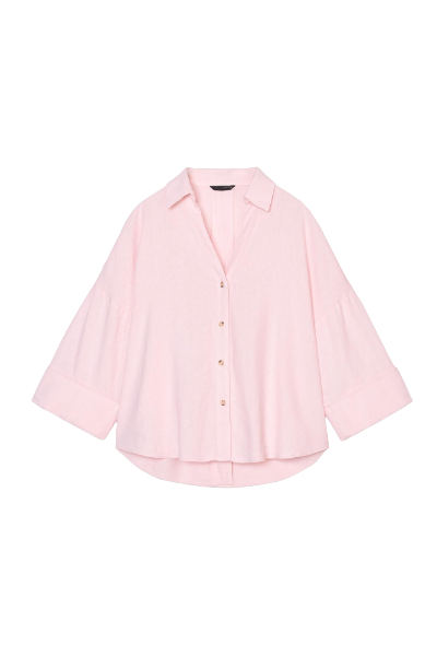 ZARA, Wide Sleeve Linen Shirt