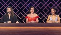 DWTS: The Next Pro judges Mark Ballas and Shirley Ballas, along with guest judge and DWTS pro Britt Stewart.