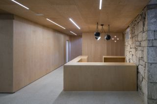 Murado & Elvira designed Baiona Library reception