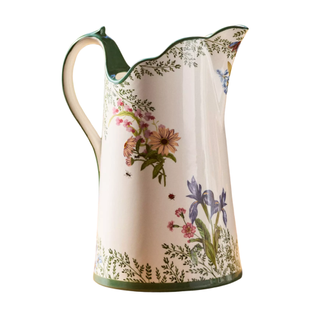 floral pitcher