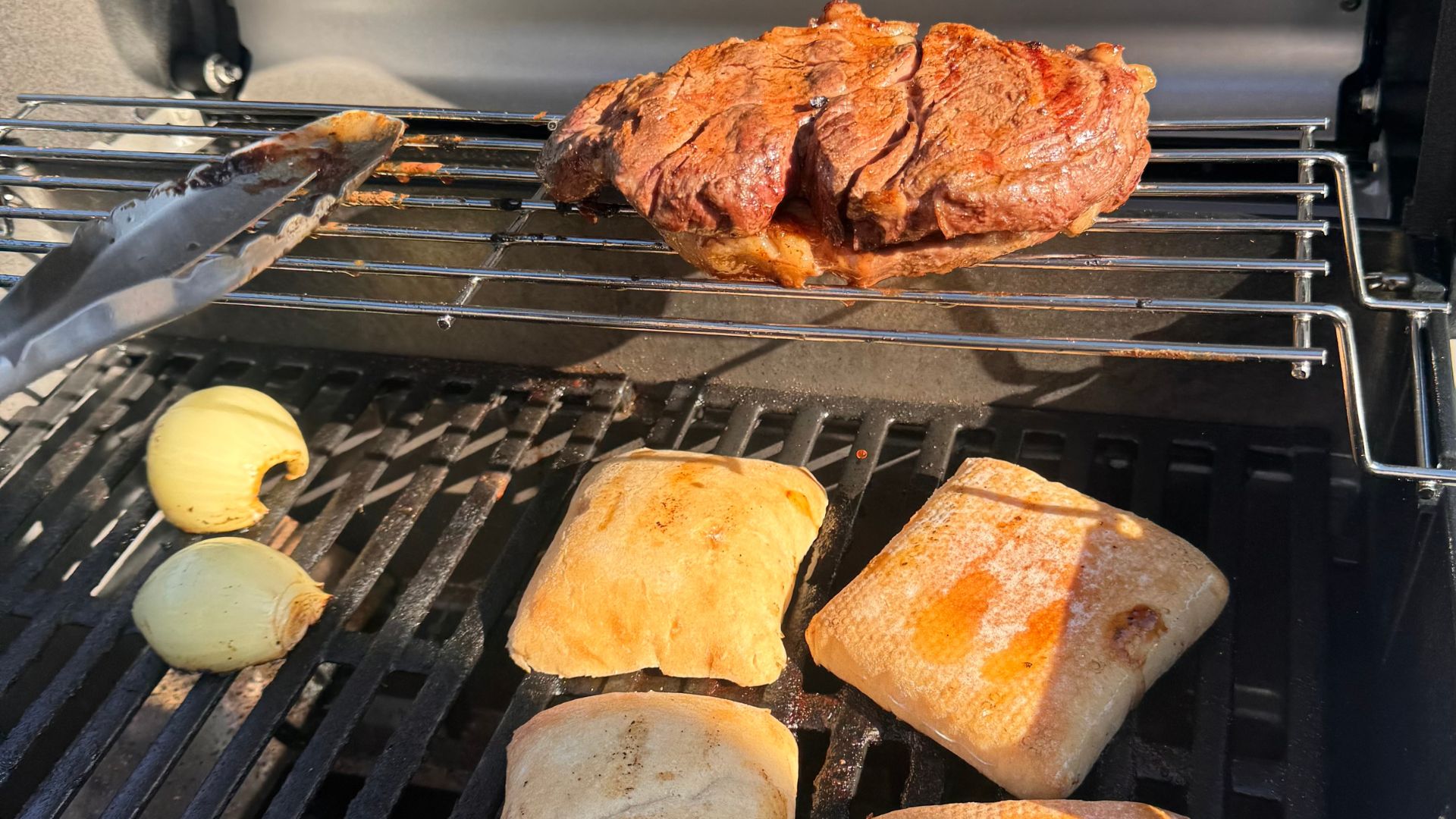 testing the Weber Spirit E-310 Barbecue