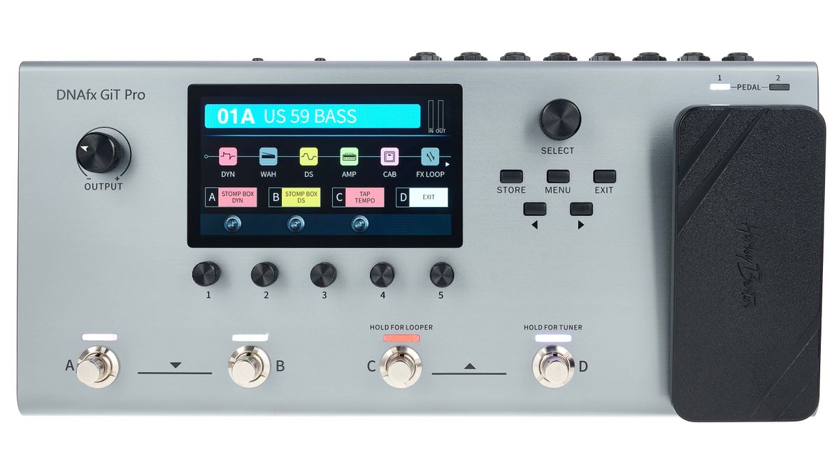 Harley Benton demos its new bargain guitar multieffects unit, the