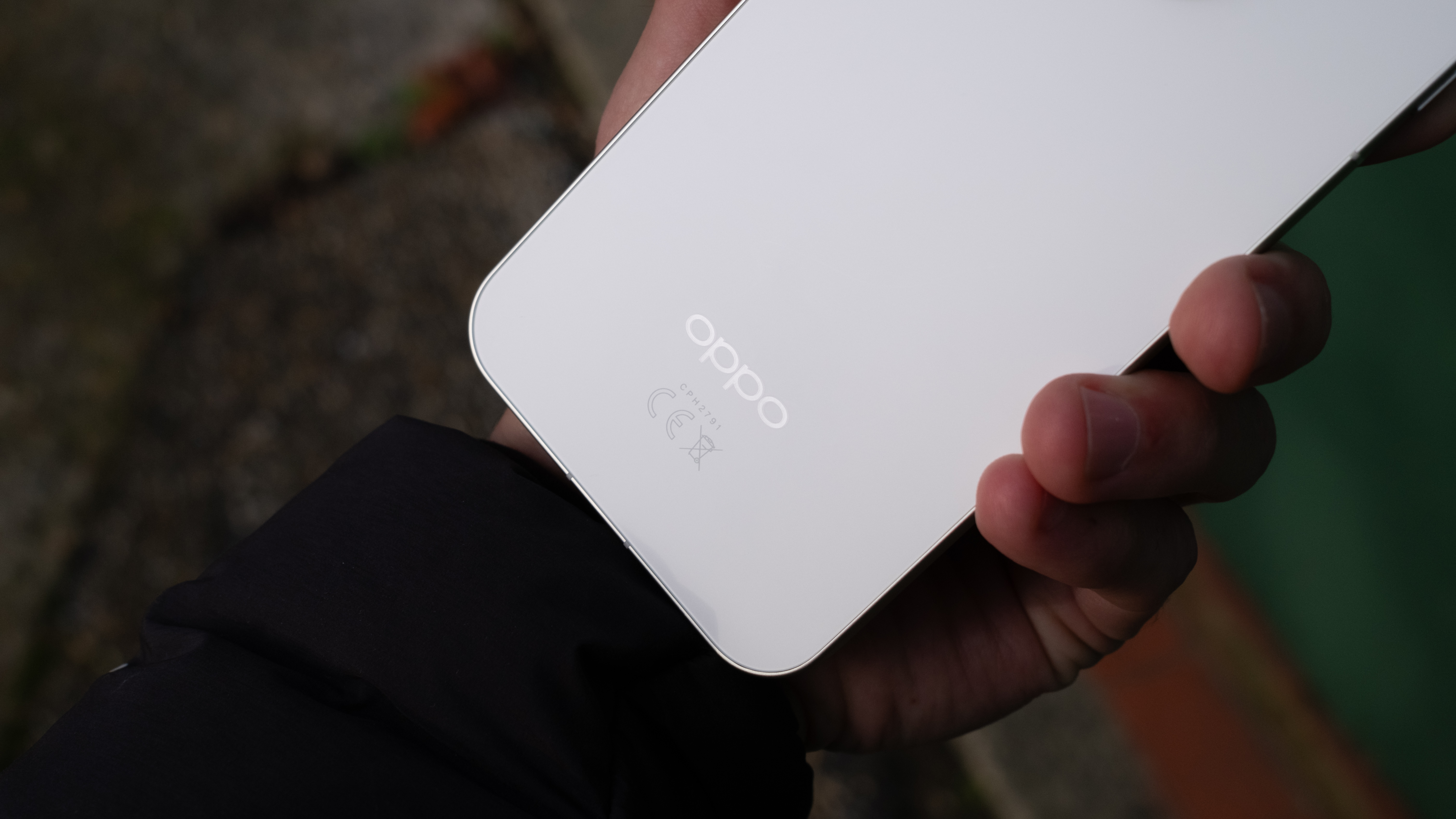 Oppo Find X8 Pro phone held in a hand