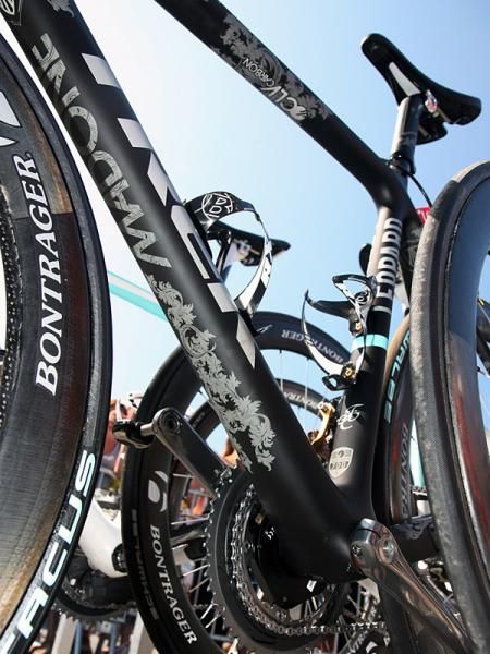 Fabian Cancellara's (Leopard-Trek) Trek Madone 6.9 SSL