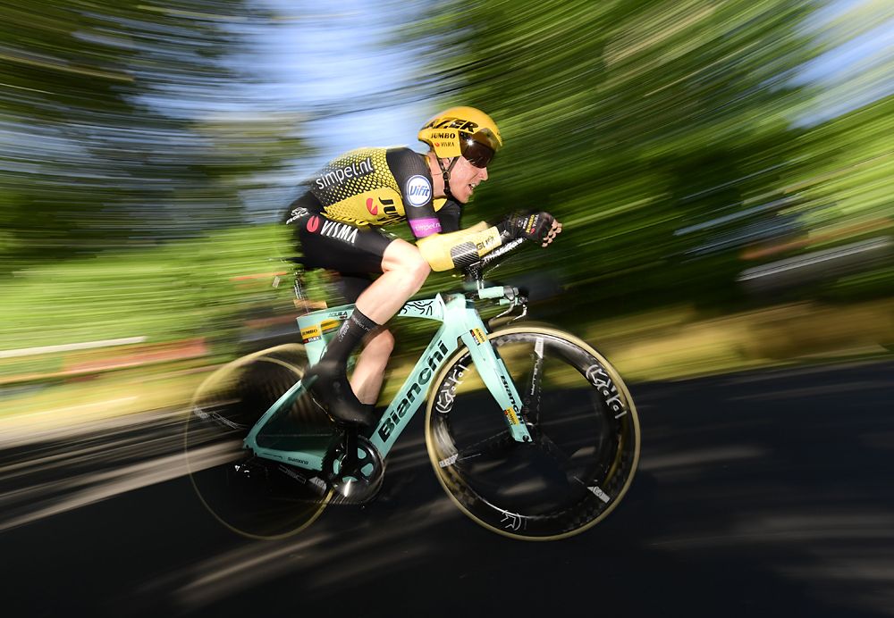 Steven Kruijswijk (Jumbo-Visma) in the TT