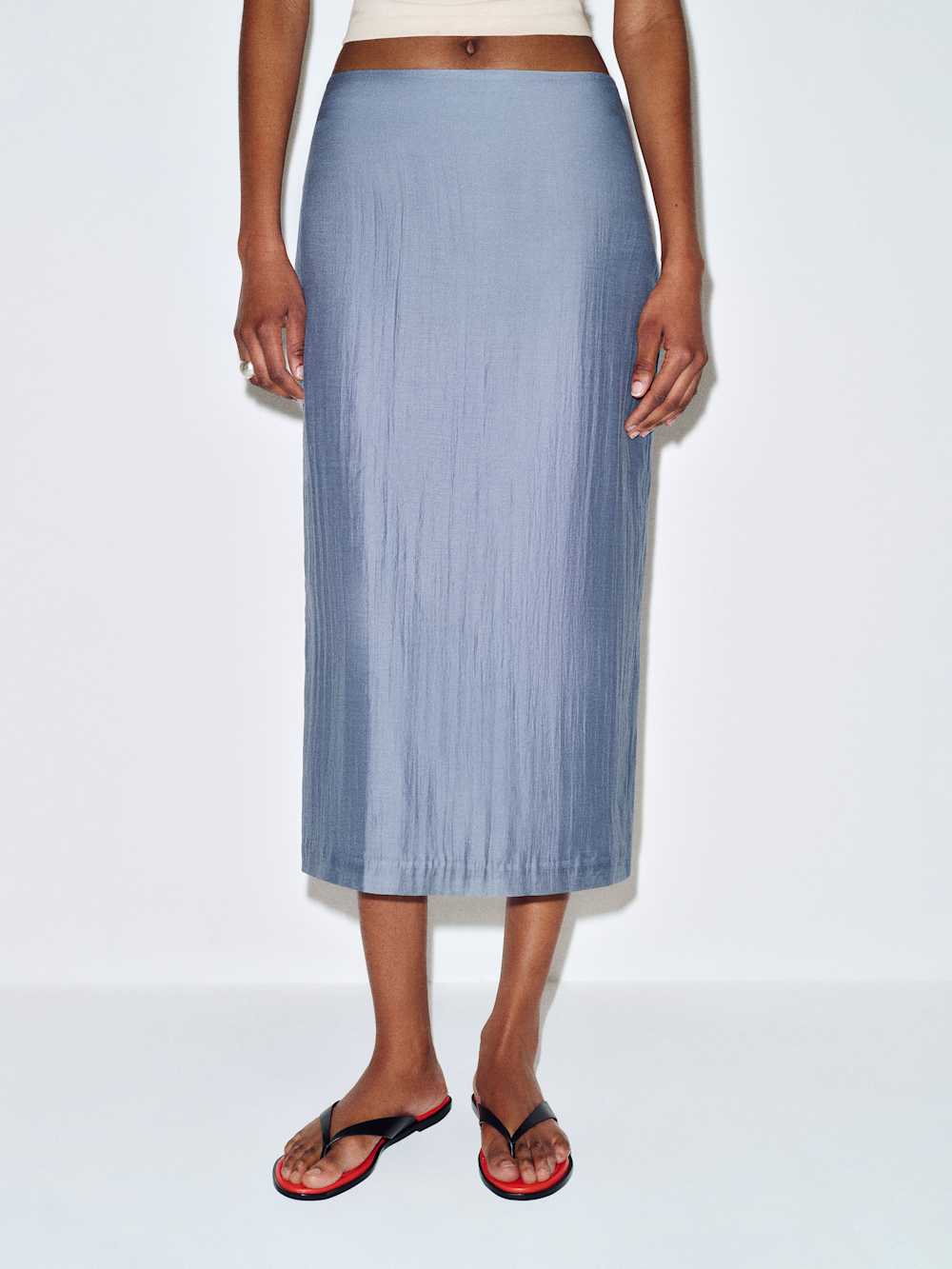 Helen Low Waist Midi Skirt