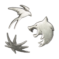 Witcher Trinity Sigils pins