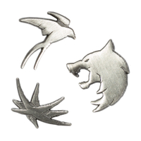 Witcher Trinity Sigils pins ($6-9)