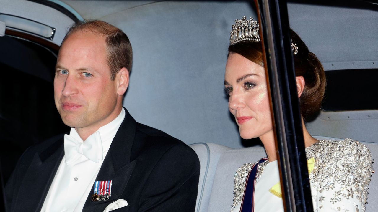 The Prince and Princess of Wales attend a reception for the President of the Republic of South Africa