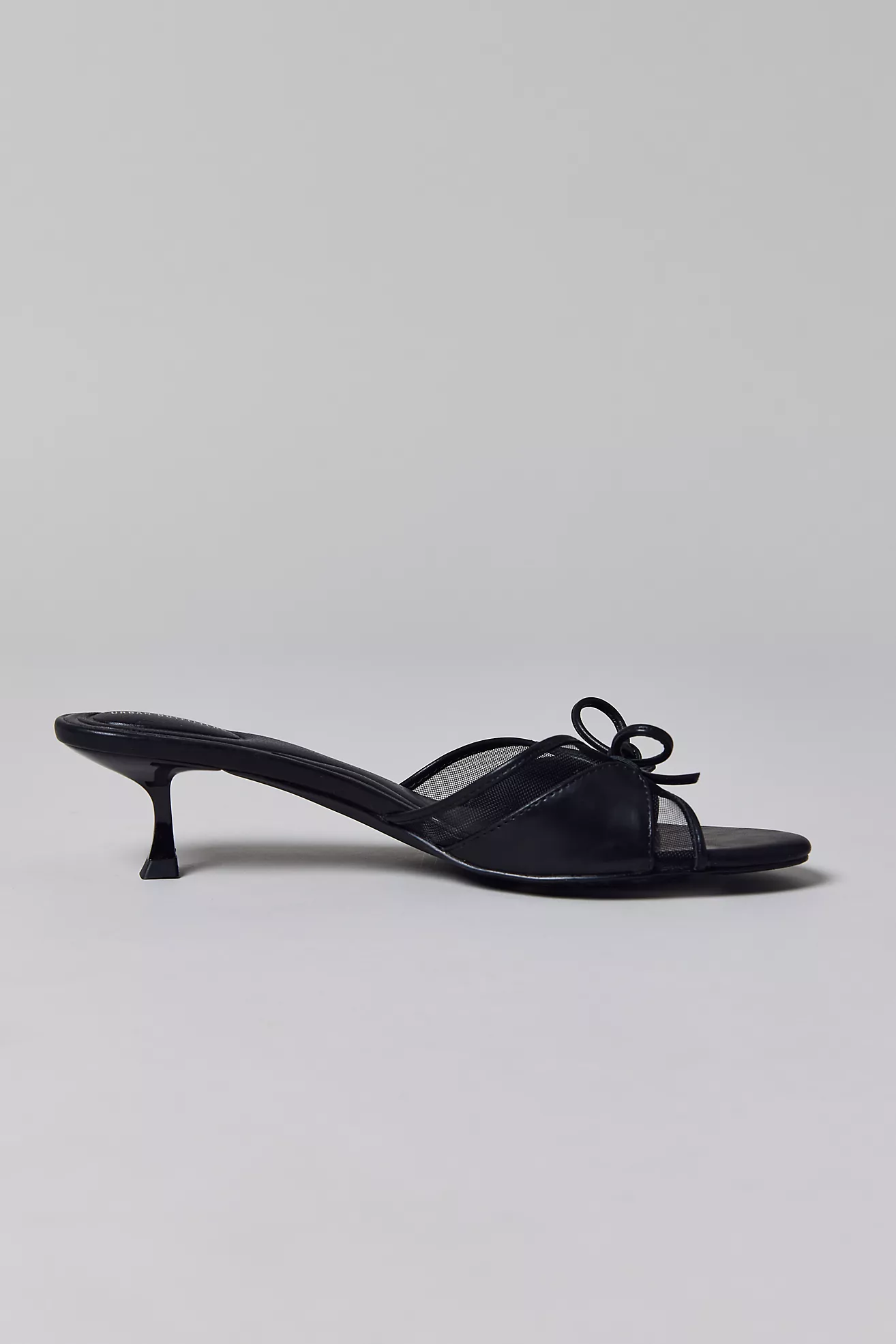 Uo Poppy Kitten Heel Mule