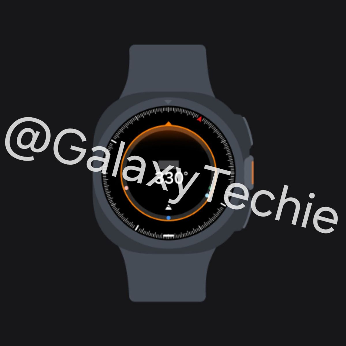 Galaxy Watch Ultra 2 screen render