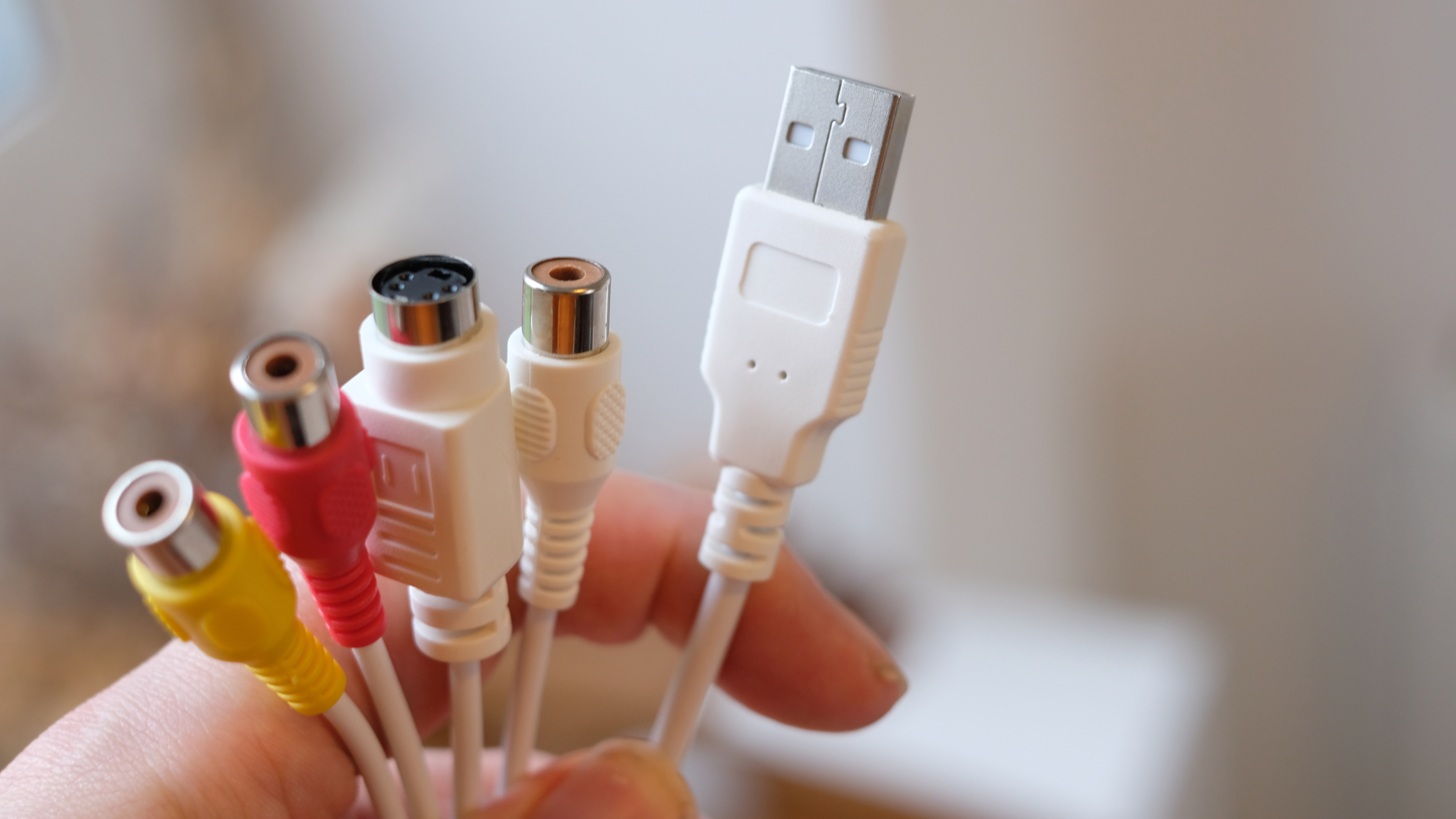 The Elgato Video Capture with RCA, S-video and USB 2.0 ports