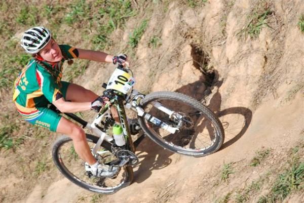 Andrea Von Holdt (South Africa) in the 35-44 women's race