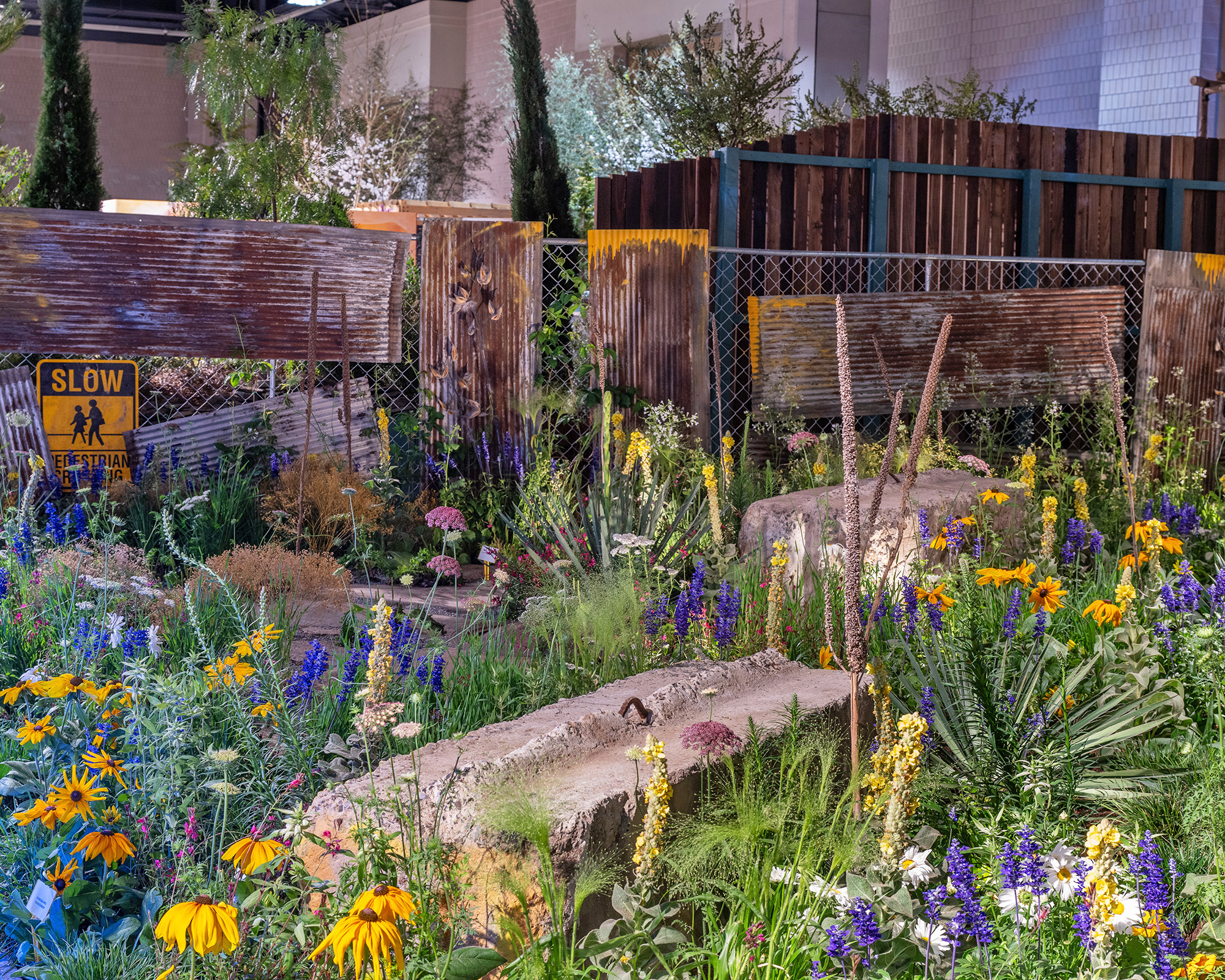 Kelly D Norris' A Beautiful Disturbance garden at Philadelphia Flower Show 2024