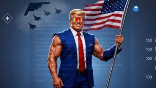 Donald Trump in Destiny 2