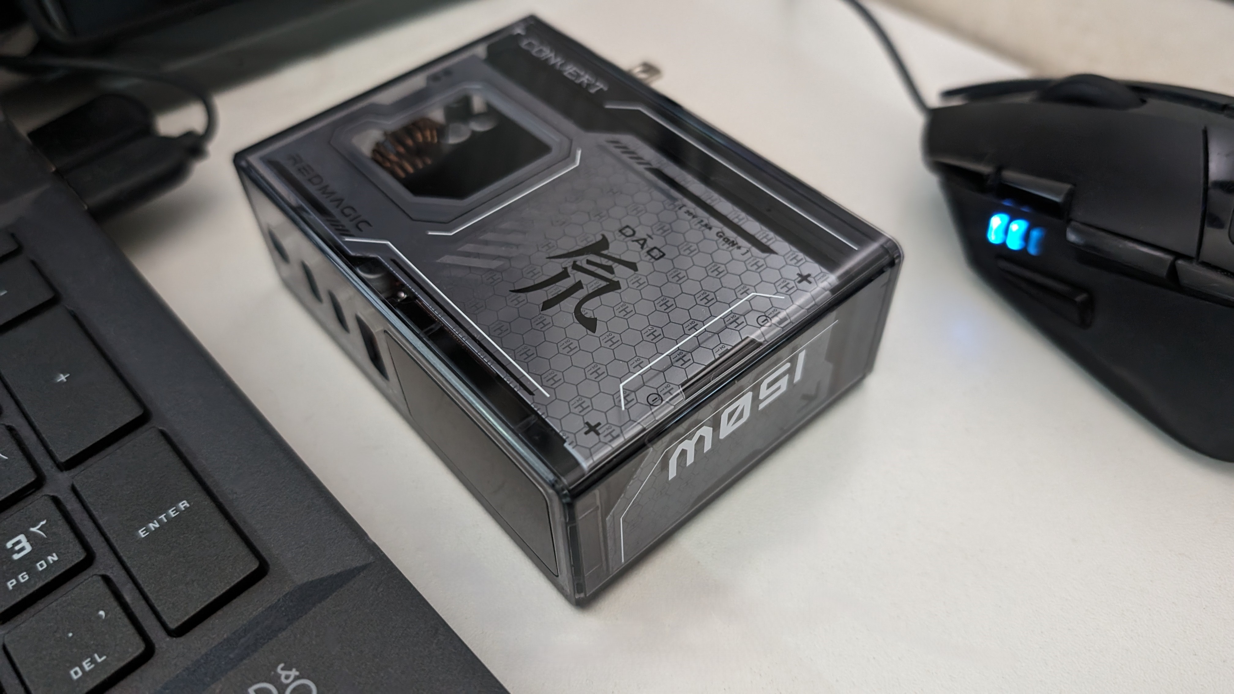 RedMagic takes on SHARGE with this cool 150W transparent GaN charger