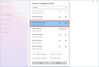 Windows 10 choose language to install
