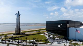 SpaceX moves its Flight 10 Starship upper stage to the pad at Starbase for testing. SpaceX posted this photo on X on July 28, 2025.