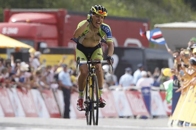 Rafal Majka (Tinkoff-Saxo) had no energy to zip up