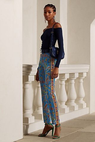 shopping patterned fashion pants