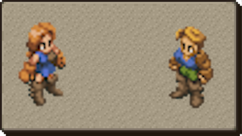 fft job sprite art on beige background
