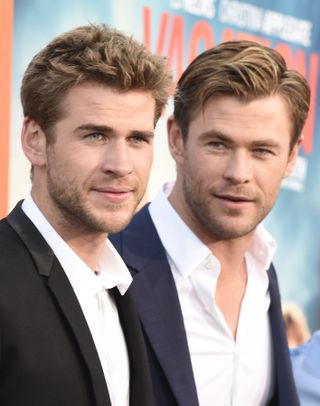 Former Neighbours stars Chris and Liam Hemsworth