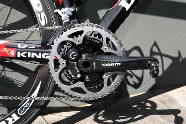 SRAM is one of the main suppliers that had stayed with Fly V Australia for 2010, supplying the team with its SRAM Red group.