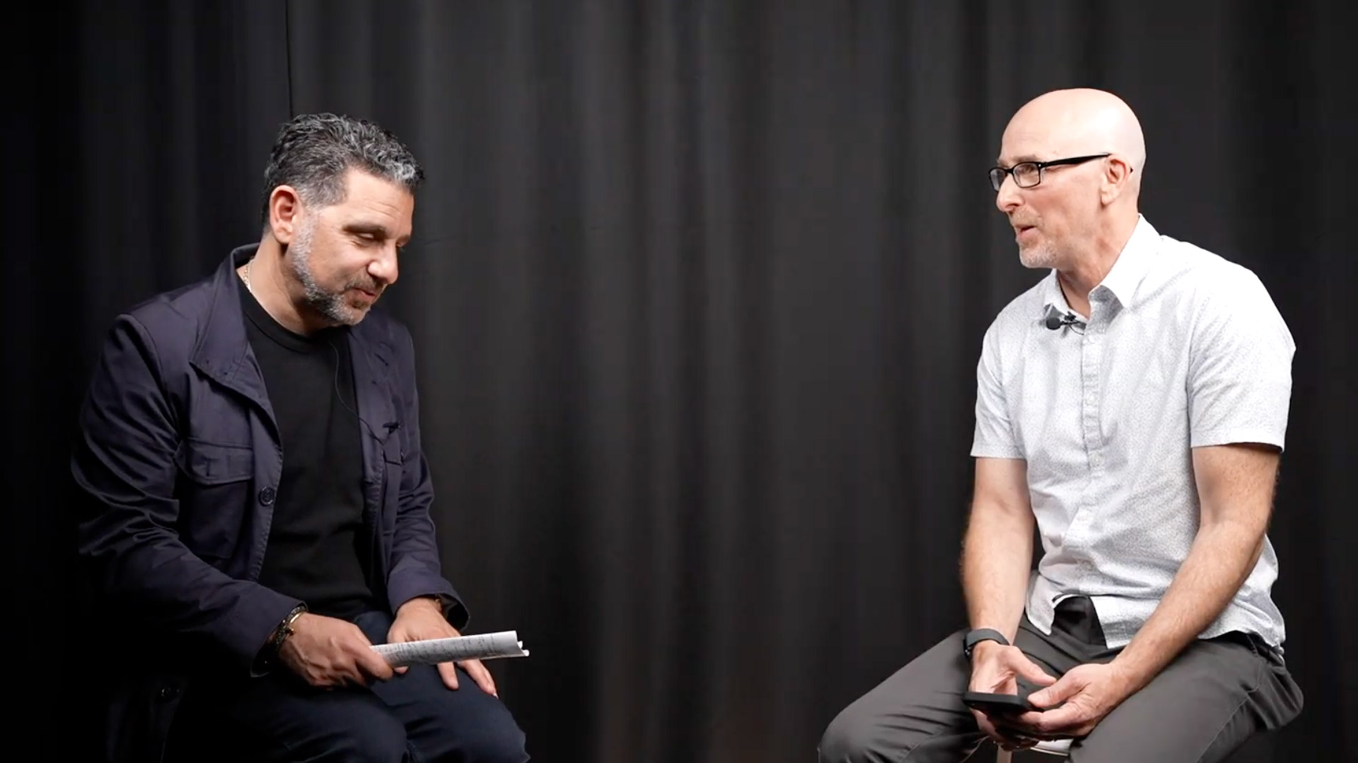 Panos Panay and Lance Ulanoff