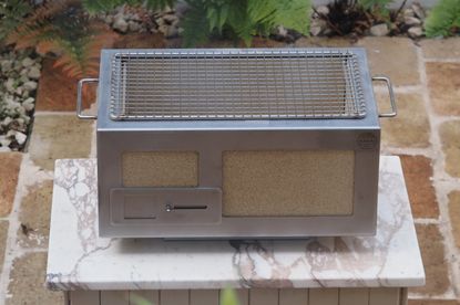 a kasai bbq grill in a garden 