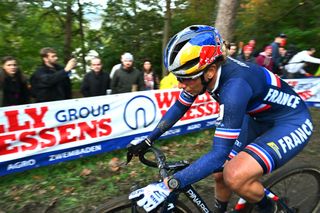 Pauline Ferrand-Prevot of France competes during the 20th UEC European Cyclocross Championships 2022