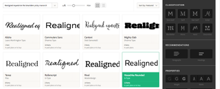 Typekit offers an abundance of web-safe fonts