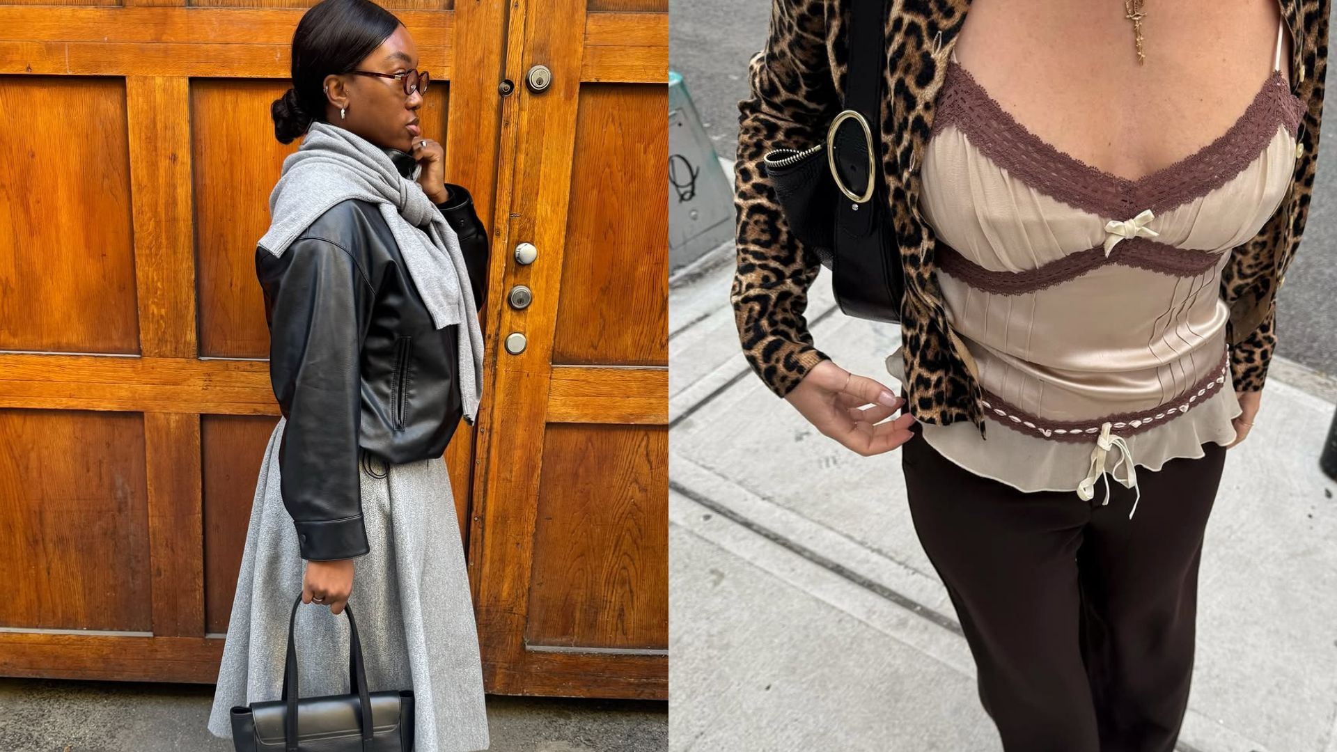 woman wearing fall ballet flats outfit 2025