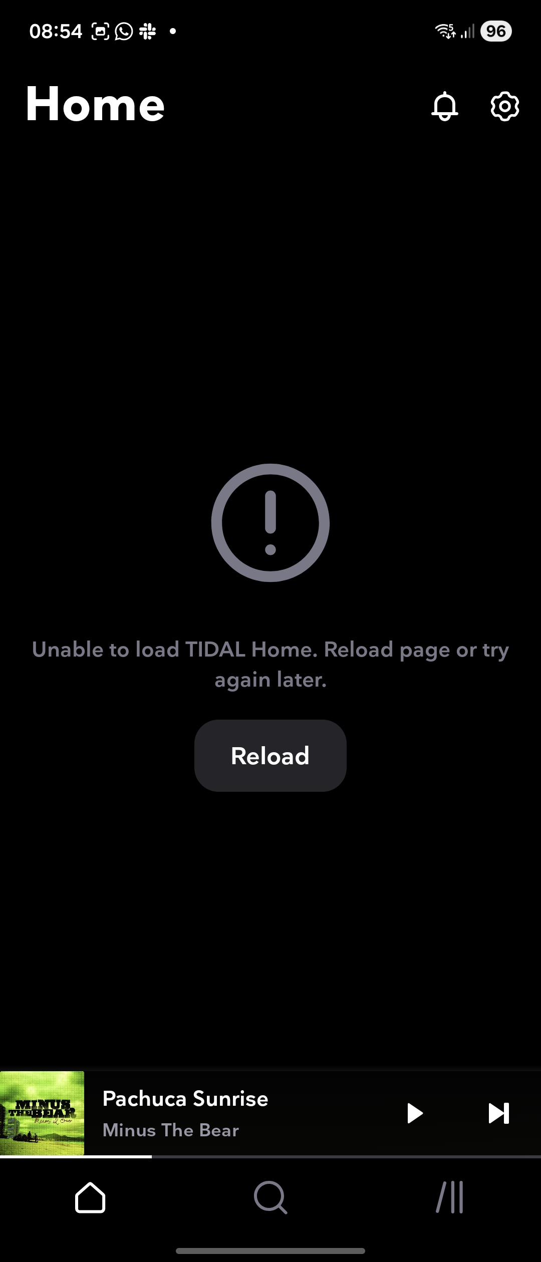 Tidal Android screenshot