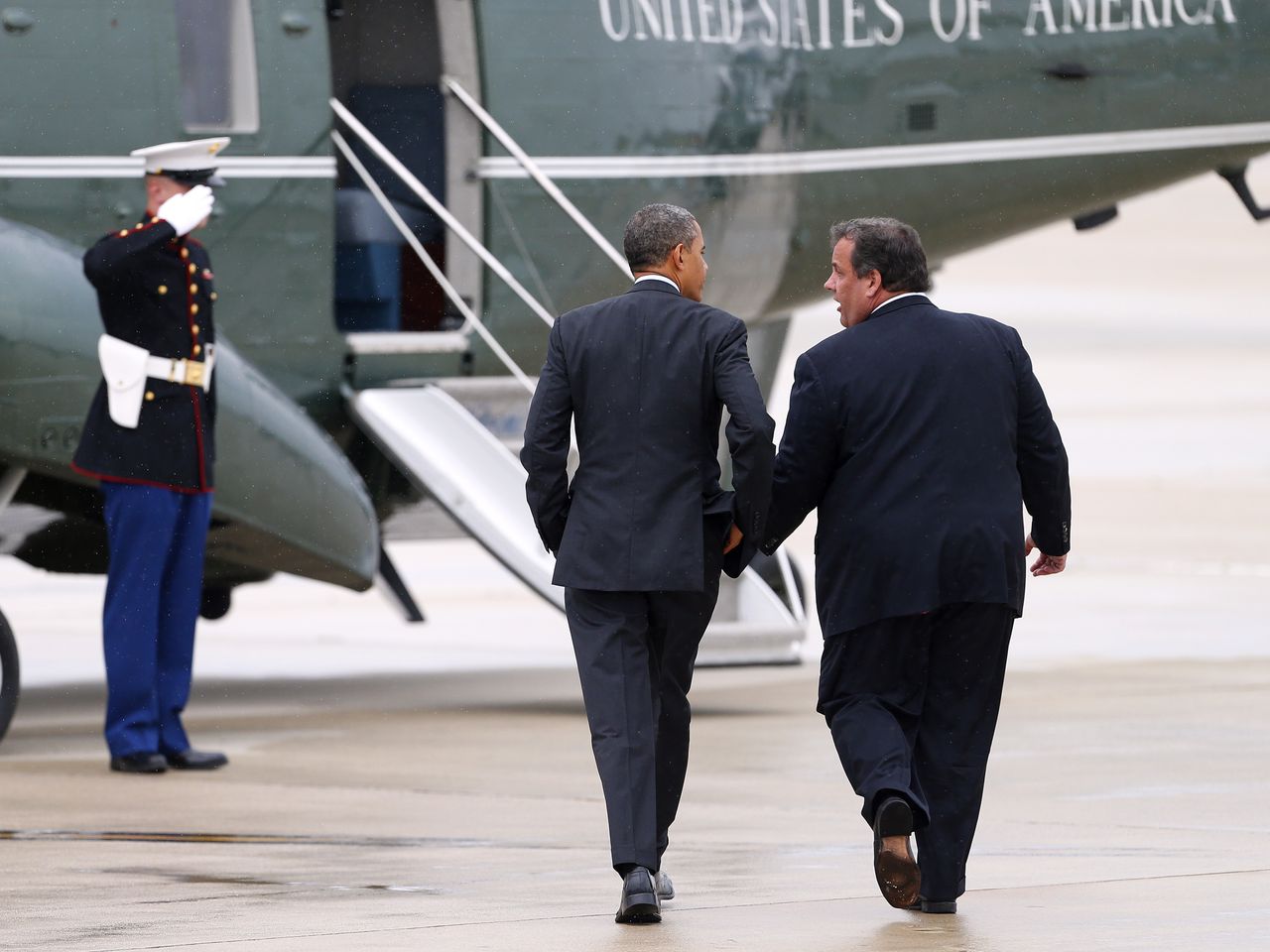 Barack Obama, Chris Christie