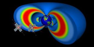 The two RBSP spacecraft will help study the Van Allen Radiation belts that surround Earth.