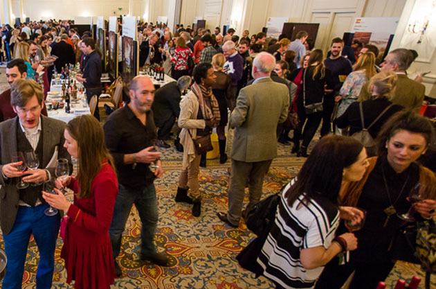 Grand tasting room at the Landmark Hotel