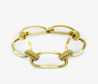 Jennifer Gibson Pre-loved Amerikaner gold-plated bracelet, £230, £184 (Save 20%)
