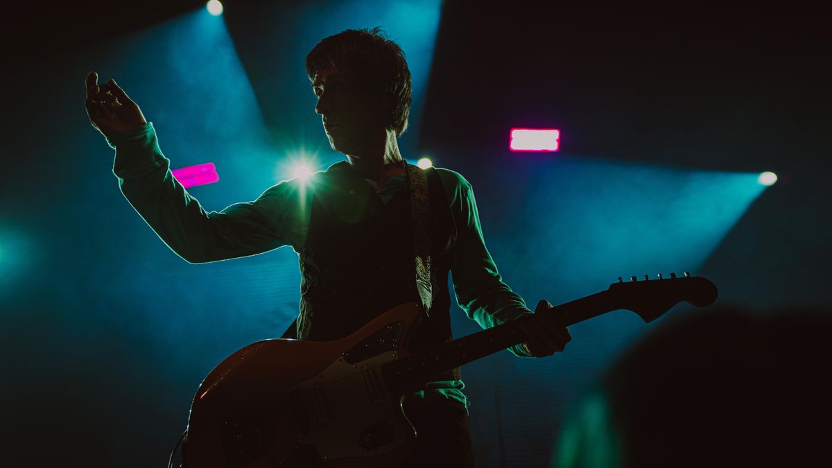 Johnny Marr performs at Helsingin Juhlaviikot Festival 2023 at Huvila-Teltta on August 23, 2023 in Helsinki, Finland