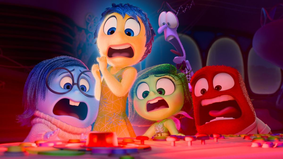 The emotions screaming at the desk in &quot;Inside Out 2&quot;