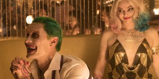 Suicide Squad Joker Harley club scene smiles