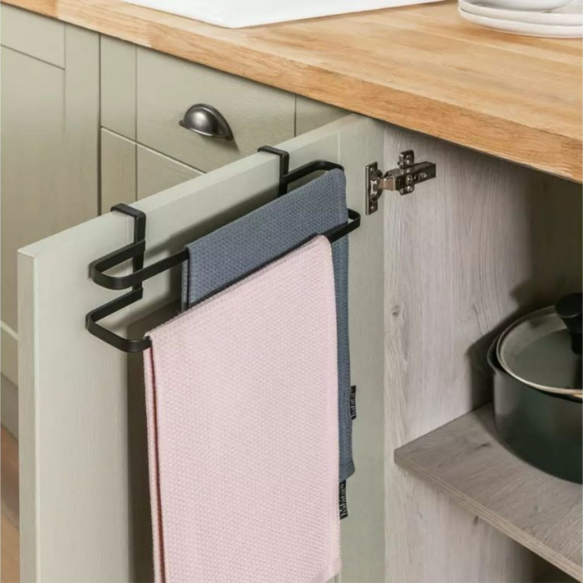 Argos Home Pack of 2 Cupboard Overdoor Hooks