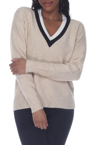 V-Neck Varsity Sweater