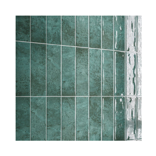 Burnice 30 X 10 Cm Ceramic Tile in Green