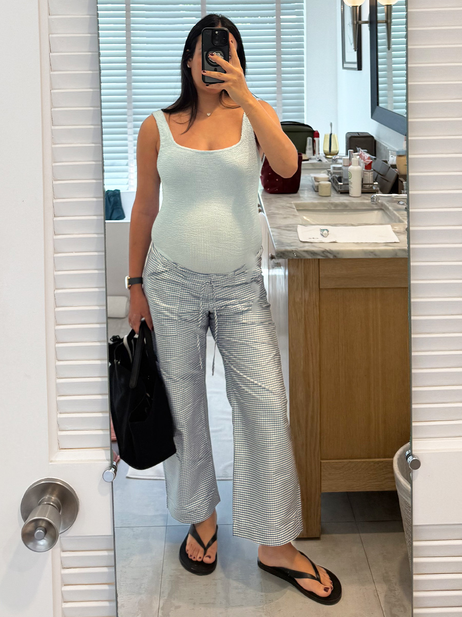 @nicoleakhtarzad mirror selfie in spring/summer ouftif