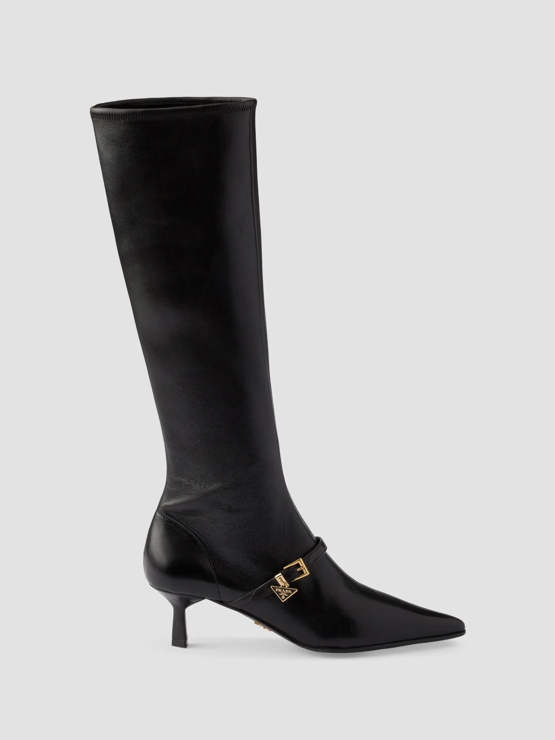 Stretch Nappa Leather Boots