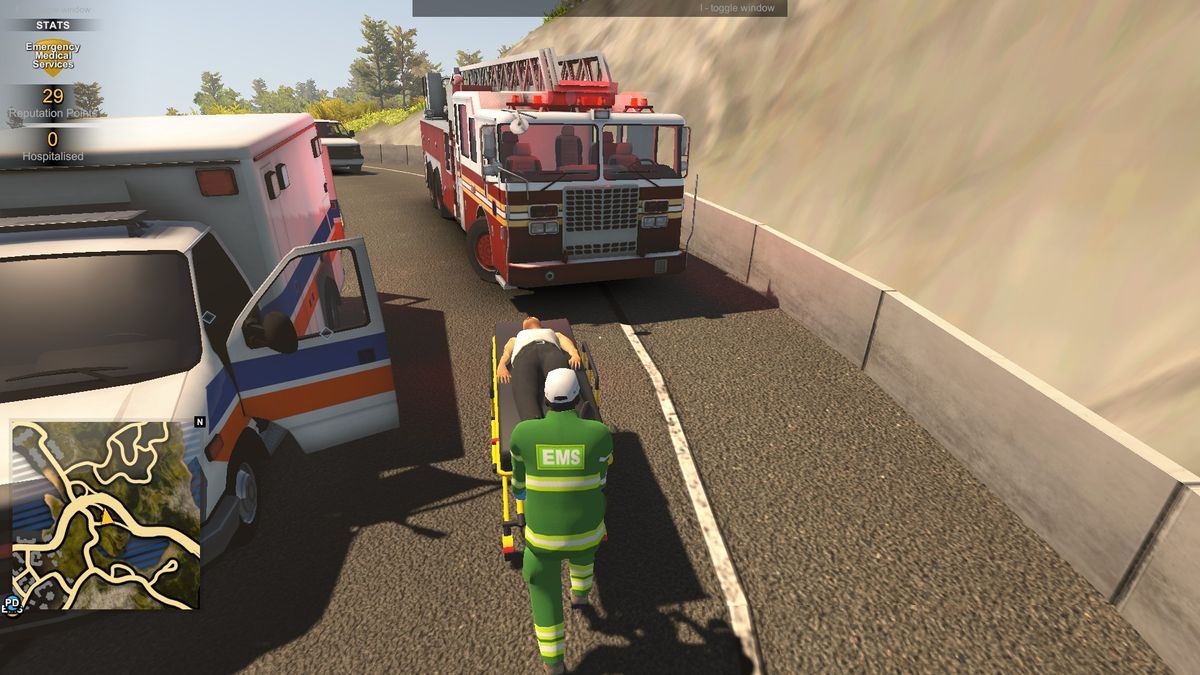 Trying to save lives in Flashing Lights, the wonky emergency services sim |  PC Gamer