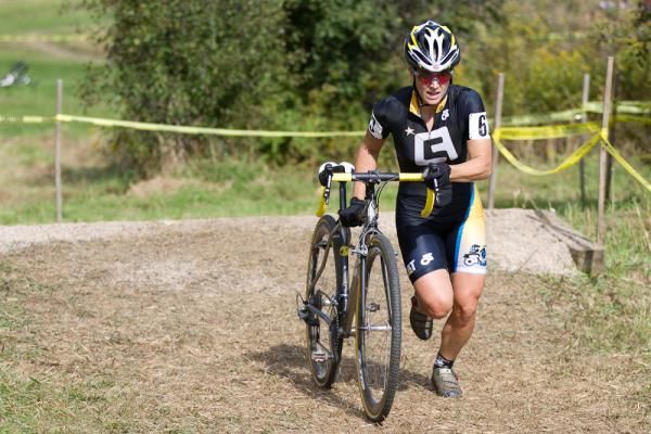 Behind Dombroski, Smith kept a hard pace.